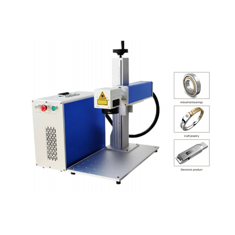 Mini Fiber Laser Marking Engraving Machine Desktop Integrated Small ...